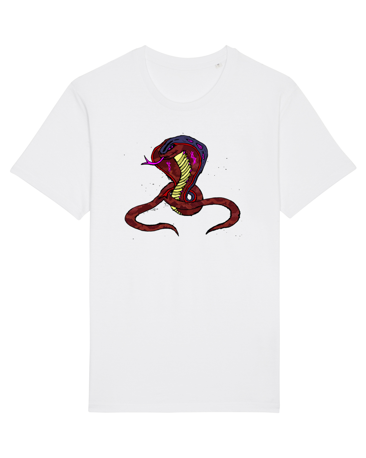 Tricou mânecă scurtă Unisex Rocker White