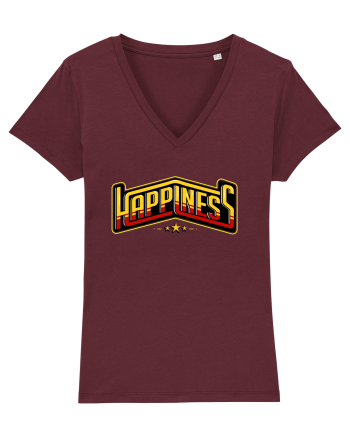 Happiness Burgundy