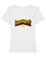 Happiness Tricou mânecă scurtă guler larg fitted Damă Expresser