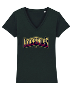Happiness Tricou mânecă scurtă guler V Damă Evoker