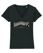 Happiness Tricou mânecă scurtă guler V Damă Evoker
