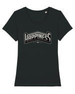 Happiness Tricou mânecă scurtă guler larg fitted Damă Expresser