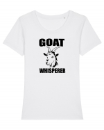 GOAT Tricou mânecă scurtă guler larg fitted Damă Expresser