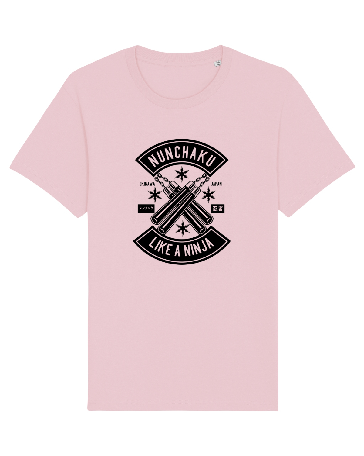 Tricou mânecă scurtă Unisex Rocker Cotton Pink