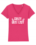 GOAT Tricou mânecă scurtă guler V Damă Evoker