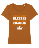 BLESS Tricou mânecă scurtă guler larg fitted Damă Expresser