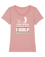 GOLF Tricou mânecă scurtă guler larg fitted Damă Expresser