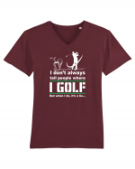 GOLF Tricou mânecă scurtă guler V Bărbat Presenter