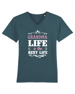 GRANDMA Tricou mânecă scurtă guler V Bărbat Presenter