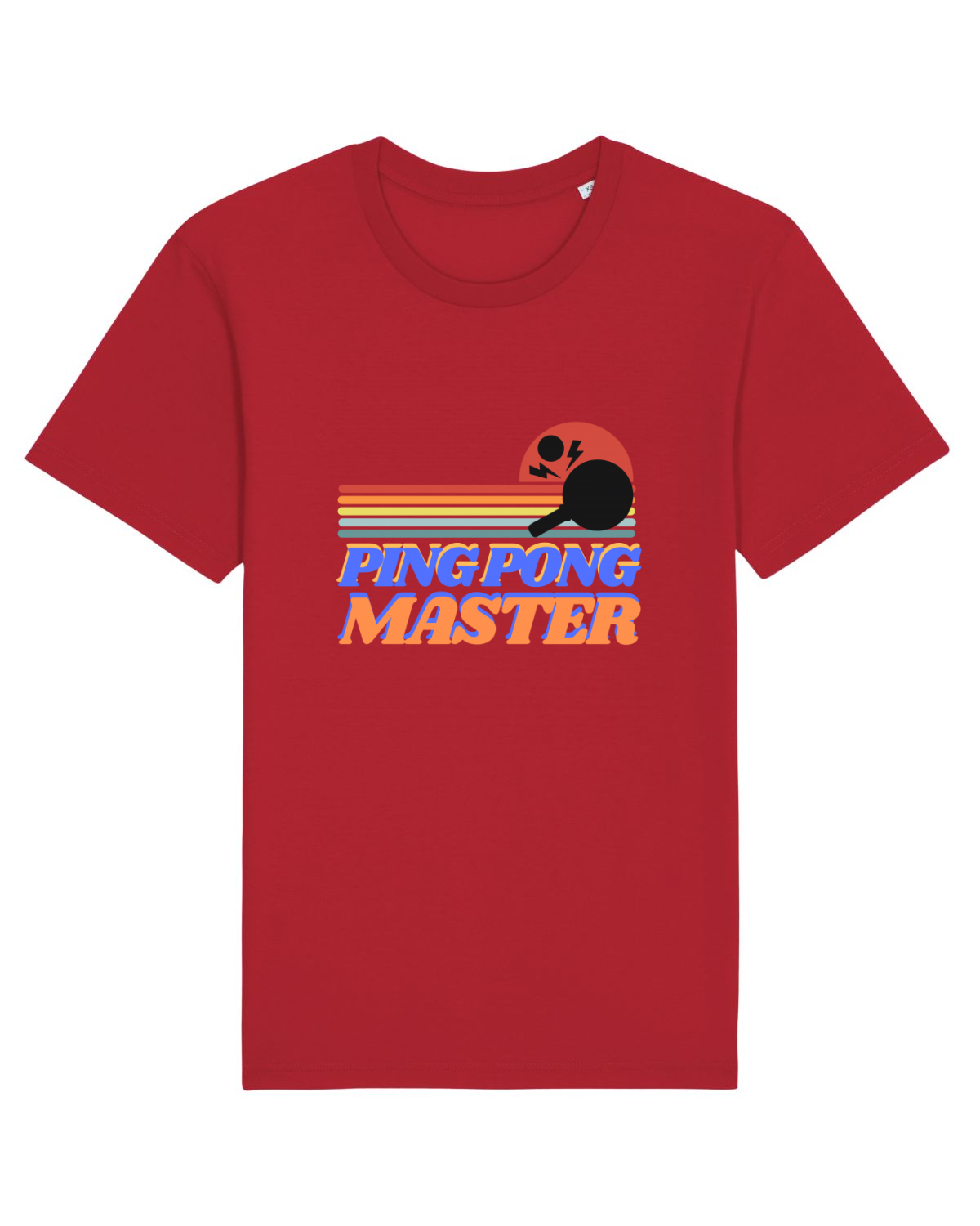 Tricou mânecă scurtă Unisex Rocker Red