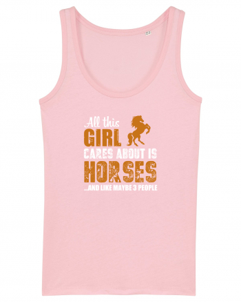 HORSES Cotton Pink