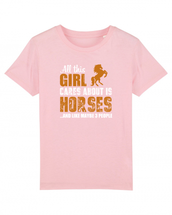 HORSES Cotton Pink