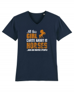 HORSES Tricou mânecă scurtă guler V Bărbat Presenter