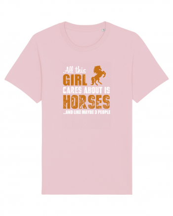 HORSES Cotton Pink