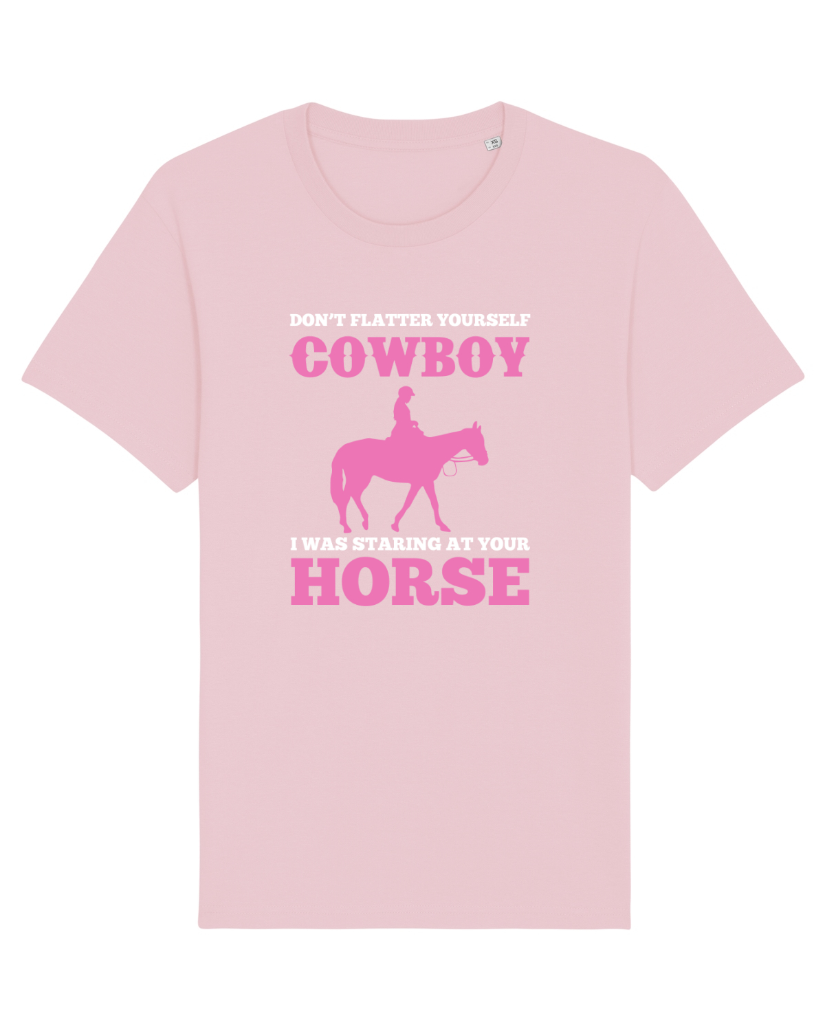 Tricou mânecă scurtă Unisex Rocker Cotton Pink