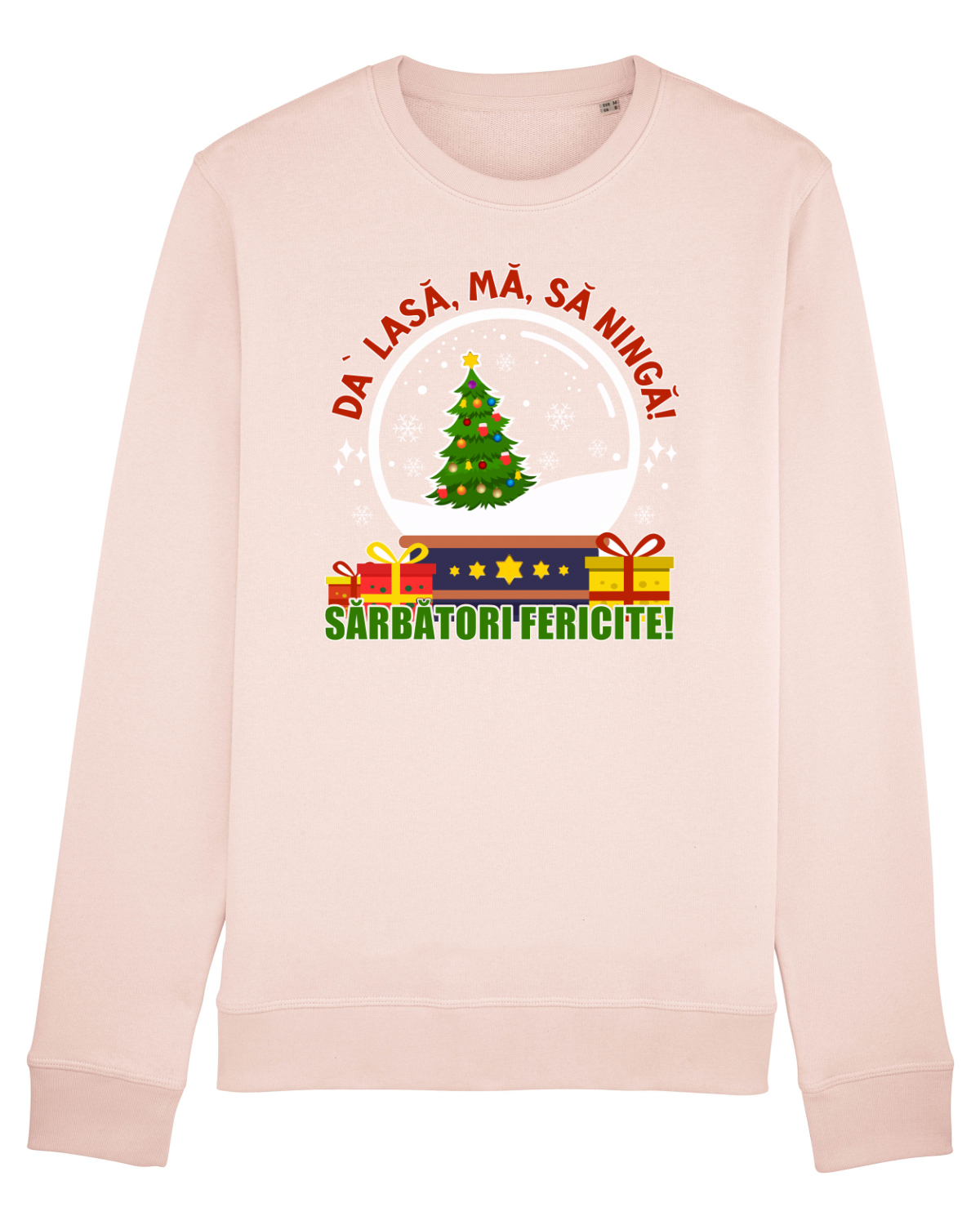 Bluză mânecă lungă Unisex Rise Candy Pink