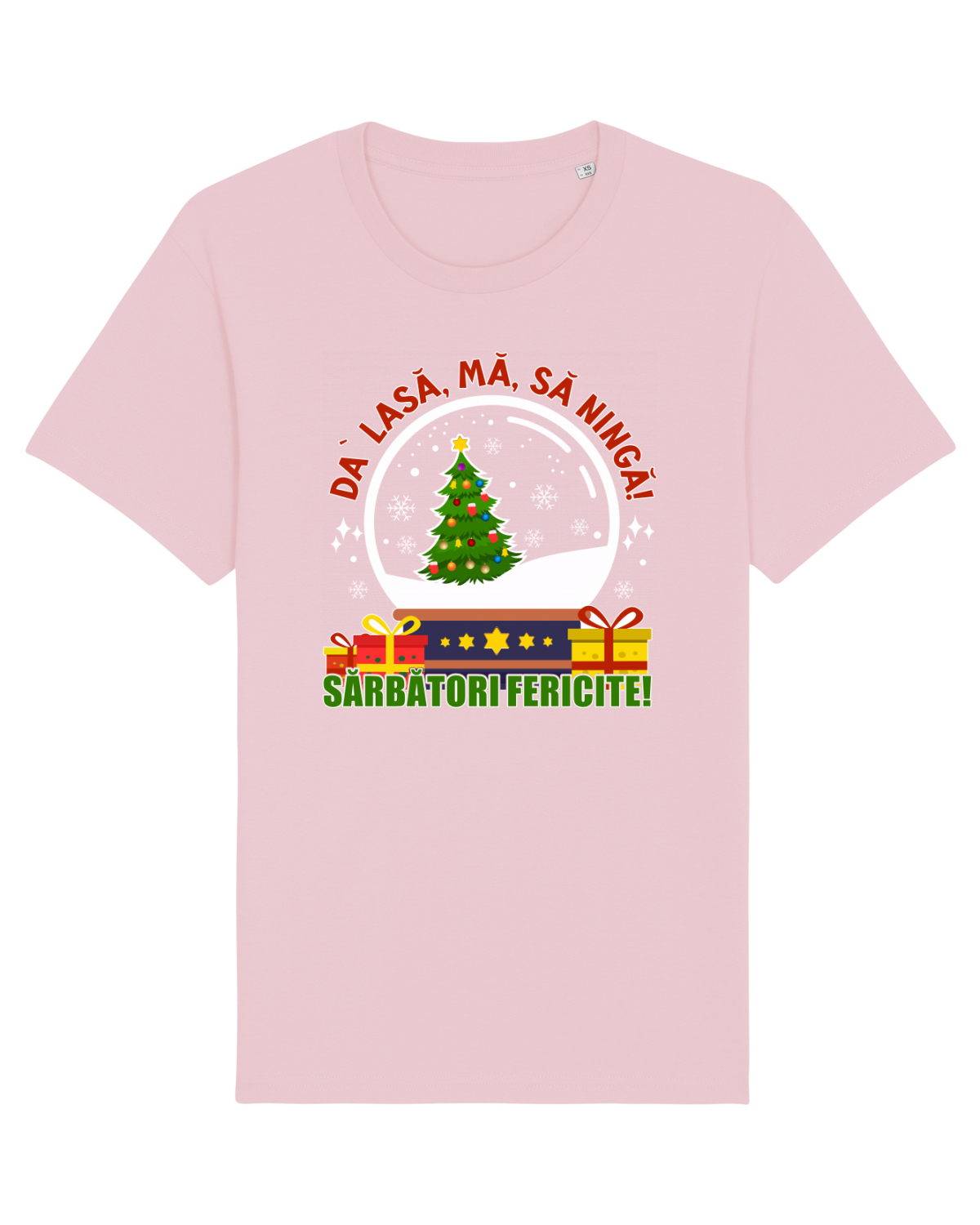 Tricou mânecă scurtă Unisex Rocker Cotton Pink