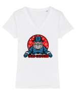 Vand cadouri Tricou mânecă scurtă guler V Damă Evoker