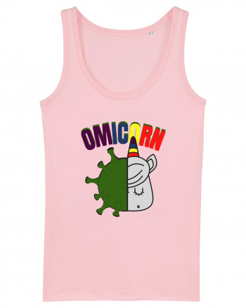 OmiCorn Funny Omicron Pun Cotton Pink