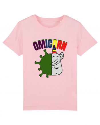 OmiCorn Funny Omicron Pun Cotton Pink