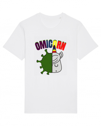 OmiCorn Funny Omicron Pun White