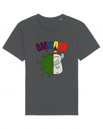 OmiCorn Funny Omicron Pun Anthracite