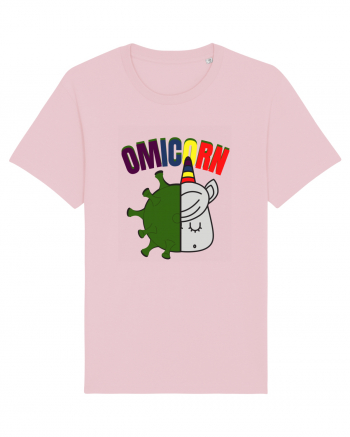 OmiCorn Funny Omicron Pun Cotton Pink