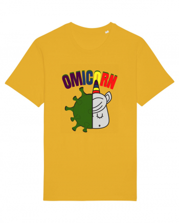 OmiCorn Funny Omicron Pun Spectra Yellow