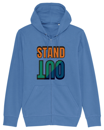 Stand Out.Motivational Quote Bright Blue