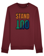Stand Out.Motivational Quote Bluză mânecă lungă Unisex Rise