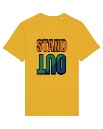 Stand Out.Motivational Quote Spectra Yellow