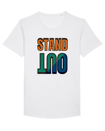 Stand Out.Motivational Quote White
