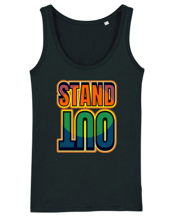 Stand Out.Motivational Quote Black