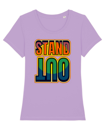 Stand Out.Motivational Quote Lavender Dawn