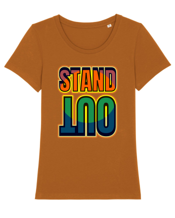 Stand Out.Motivational Quote Roasted Orange
