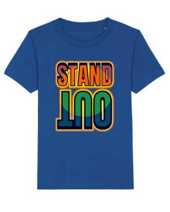 Stand Out.Motivational Quote Majorelle Blue
