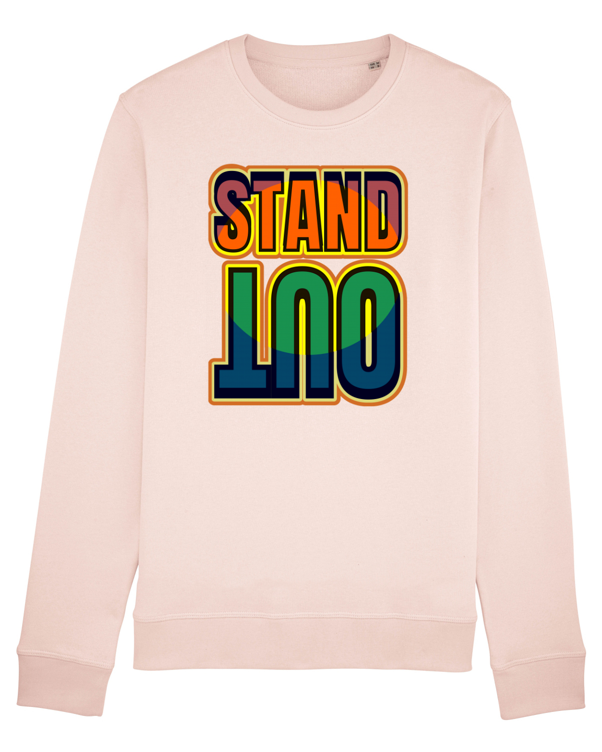 Bluză mânecă lungă Unisex Rise Candy Pink