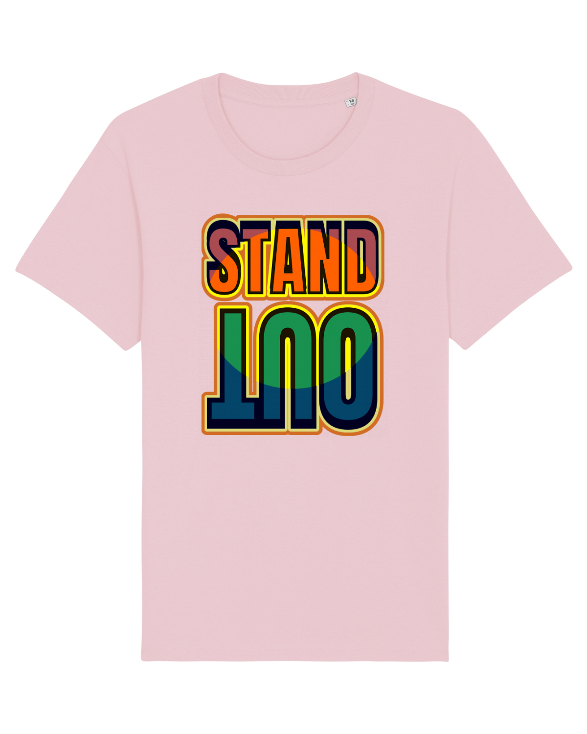 Tricou mânecă scurtă Unisex Rocker Cotton Pink