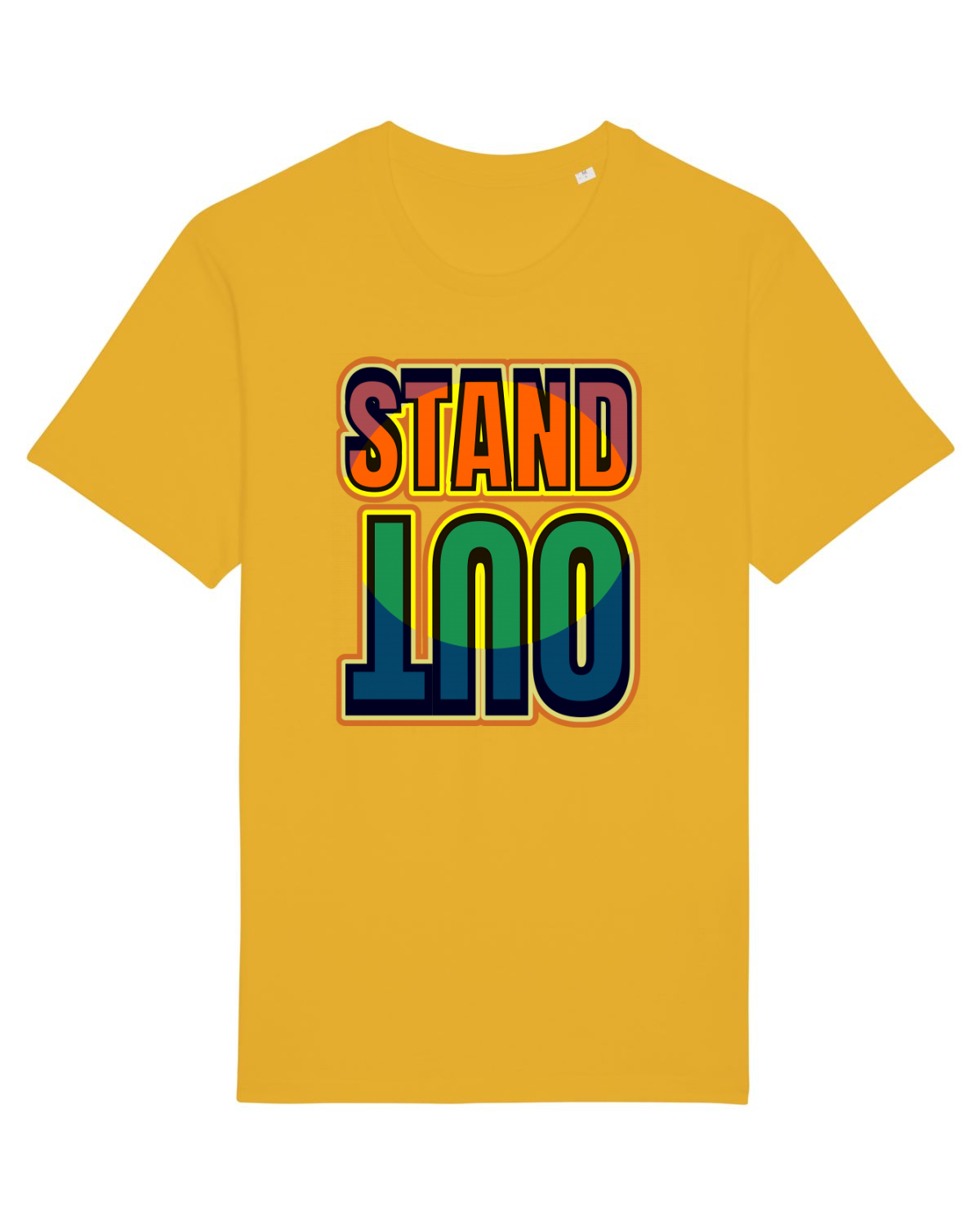 Tricou mânecă scurtă Unisex Rocker Spectra Yellow