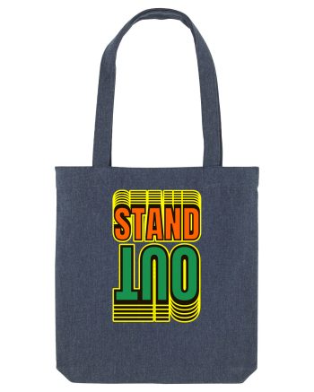 Stand Out.Motivational Quote Midnight Blue