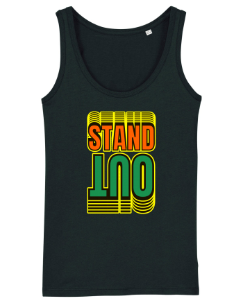 Stand Out.Motivational Quote Black