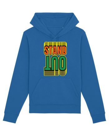 Stand Out.Motivational Quote Royal Blue