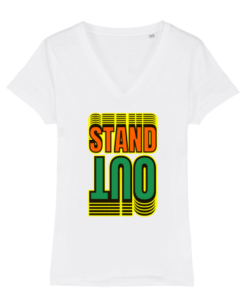 Stand Out.Motivational Quote White