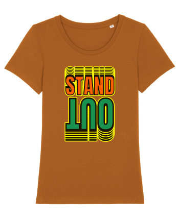 Stand Out.Motivational Quote Roasted Orange