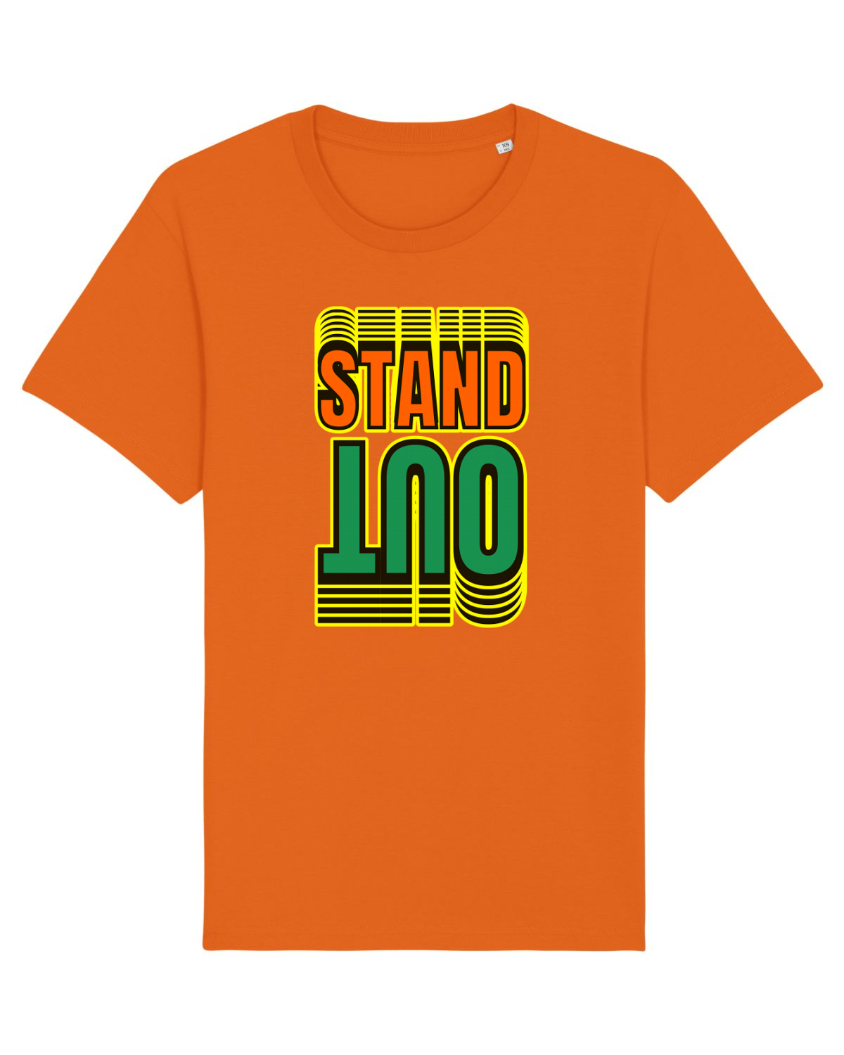 Tricou mânecă scurtă Unisex Rocker Bright Orange