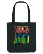 Stand Out.Motivational Quote Sacoșă textilă