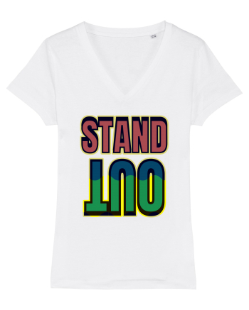 Stand Out.Motivational Quote White
