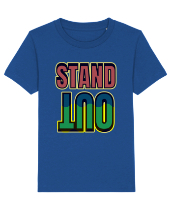 Stand Out.Motivational Quote Majorelle Blue