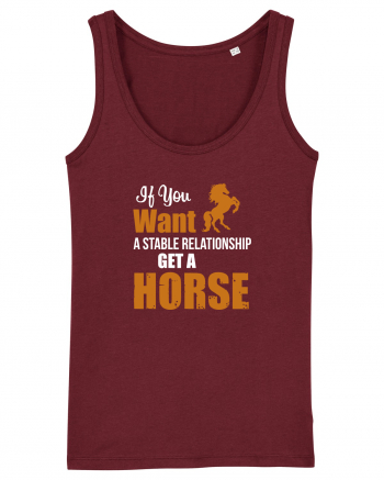 HORSE Burgundy