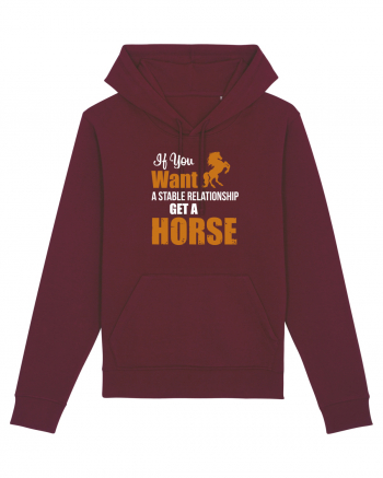 HORSE Burgundy